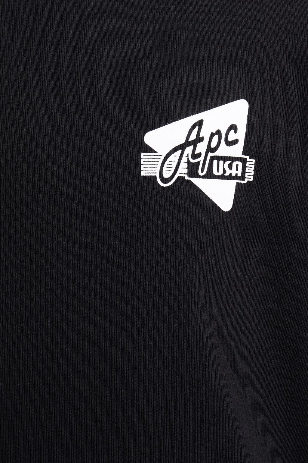A.P.C. Printed French cotton-terry sweatshirt