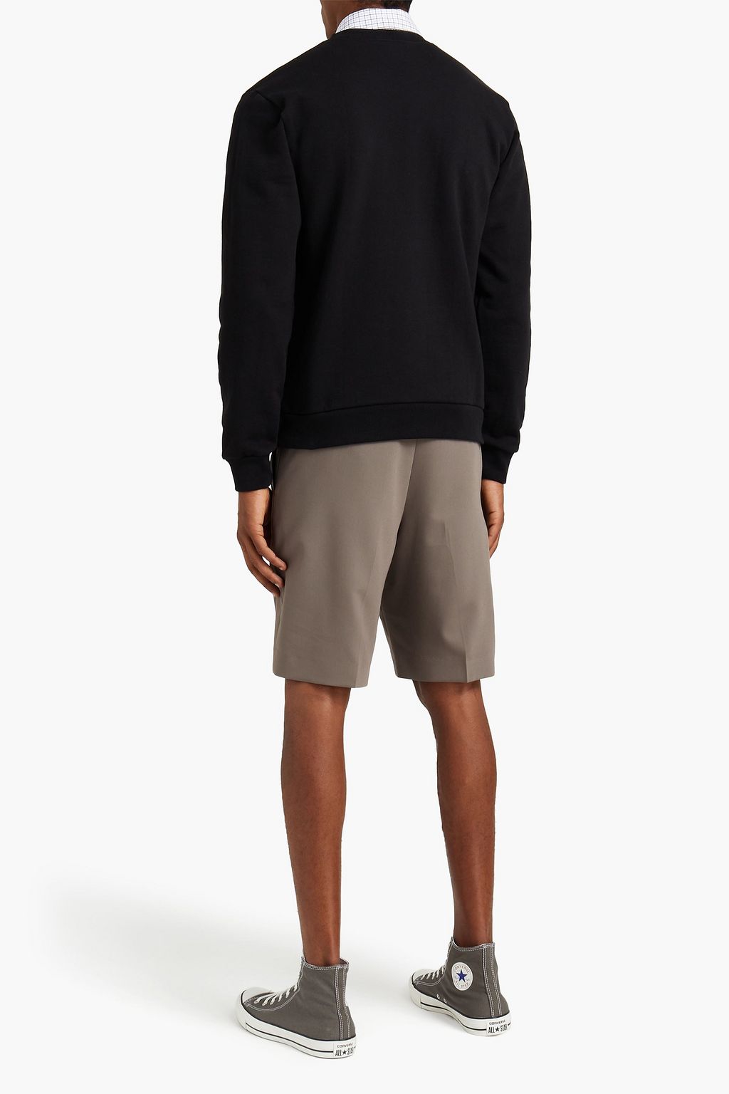 A.P.C. Printed French cotton-terry sweatshirt