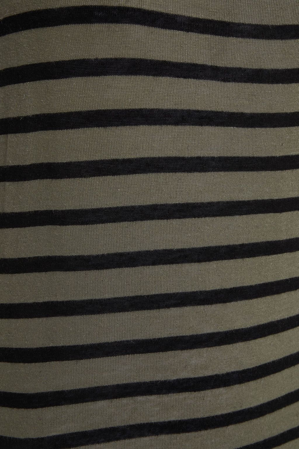 ALEXANDERWANG.T Slub striped jersey mini dress