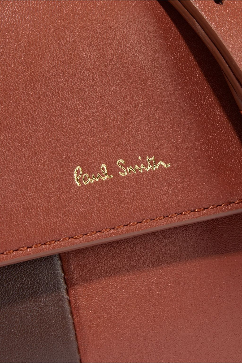 PAUL SMITH Two-tone leather belt bag