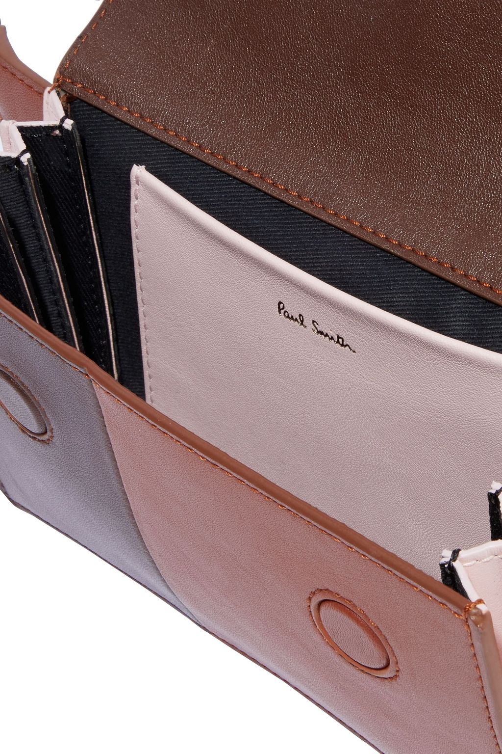 PAUL SMITH Two-tone leather belt bag