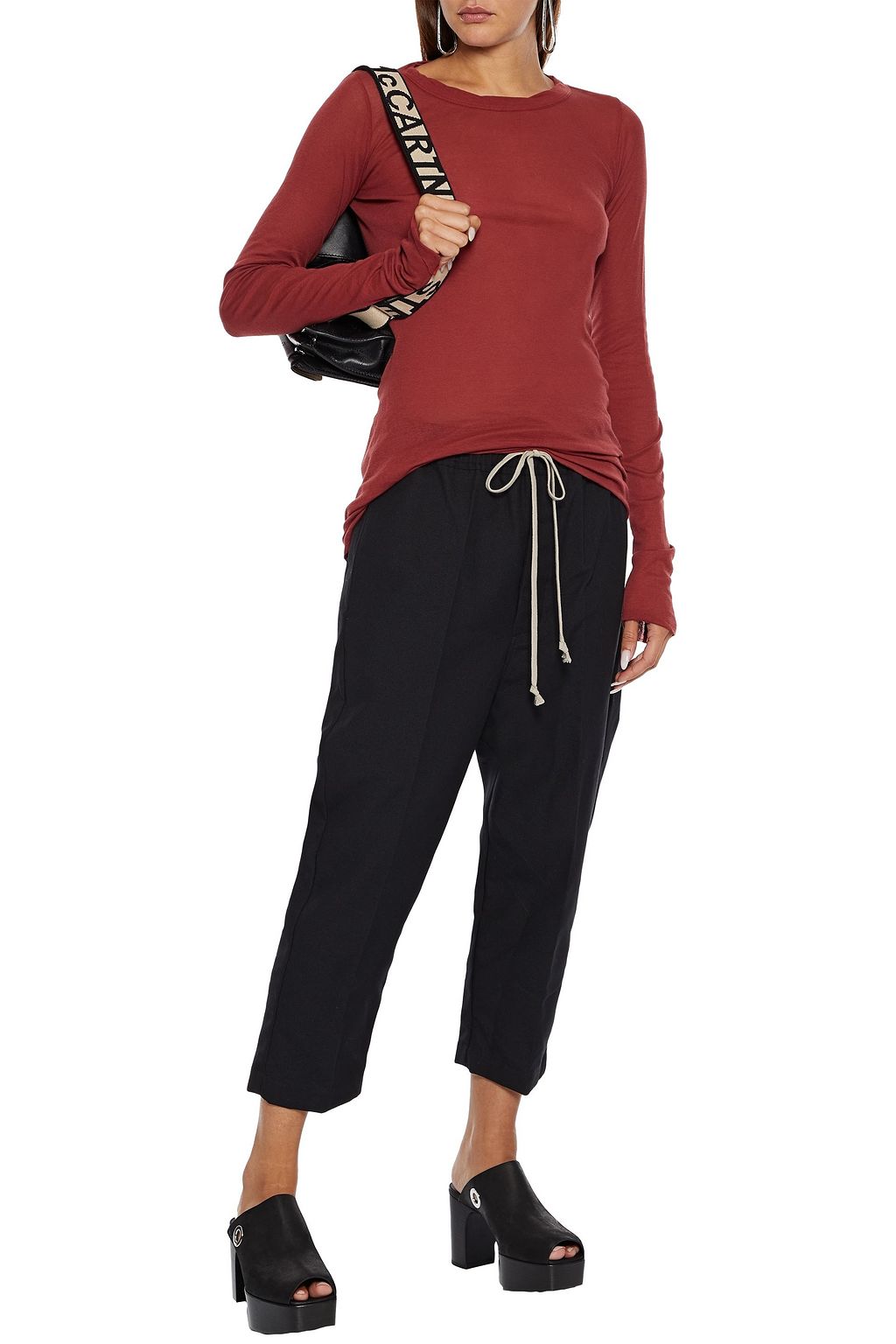 RICK OWENS Cotton-jersey top