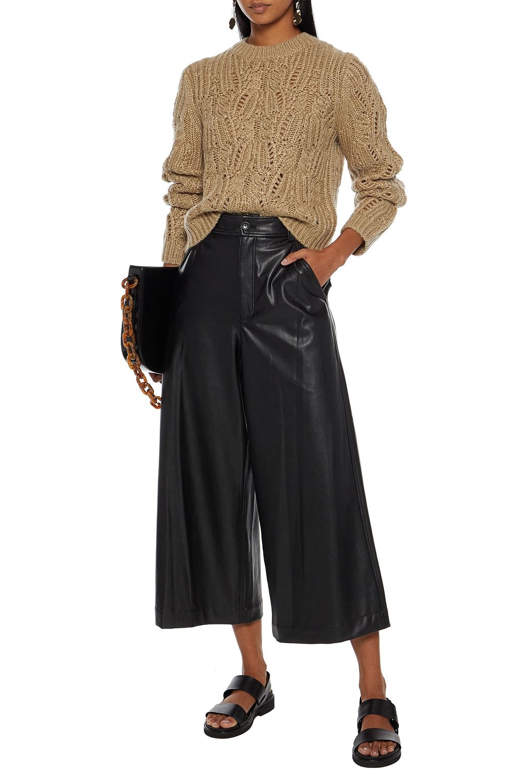 VINCE. Cable-knit sweater