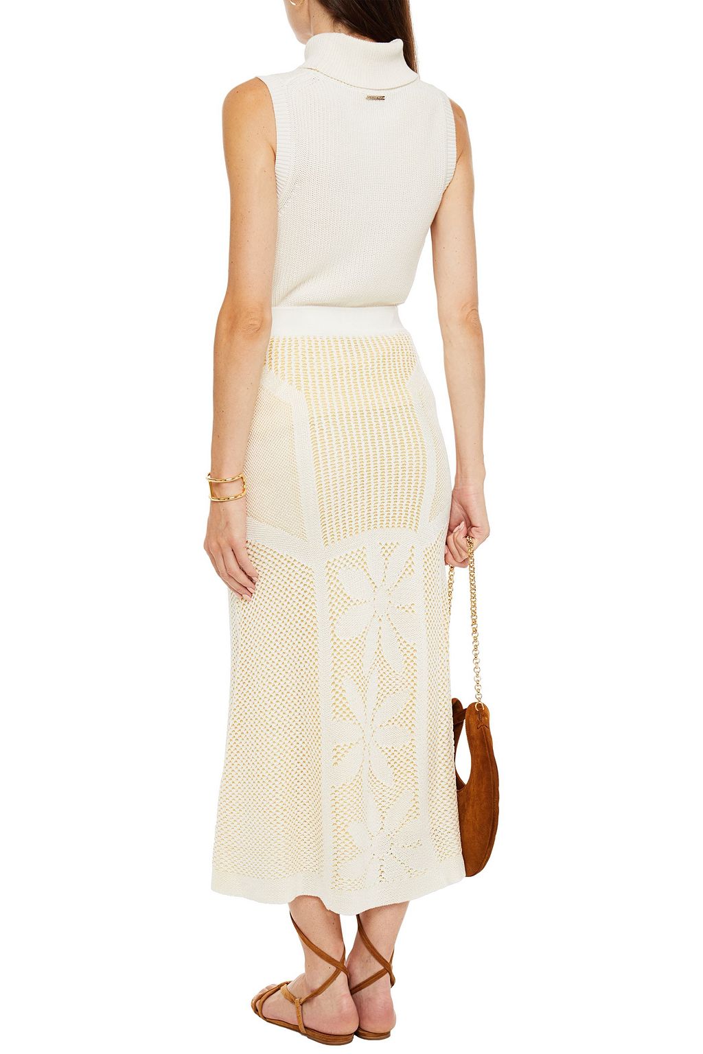 M MISSONI Floral-jacquard midi skirt