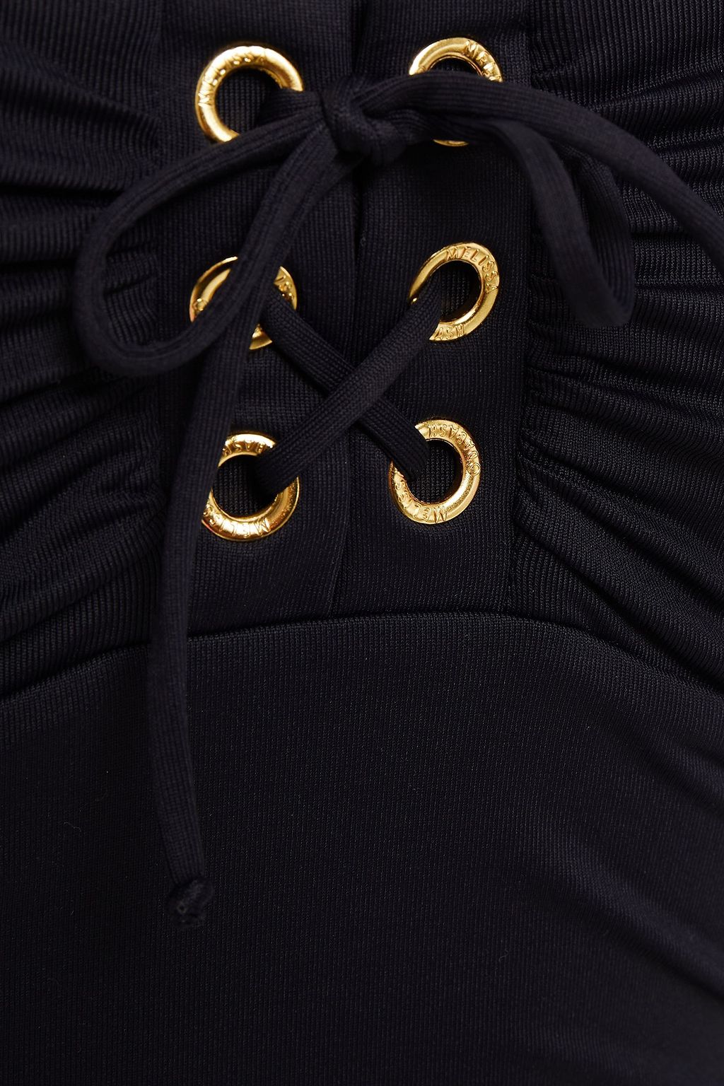 MELISSA ODABASH Beijing lace-up bandeau swimsuit