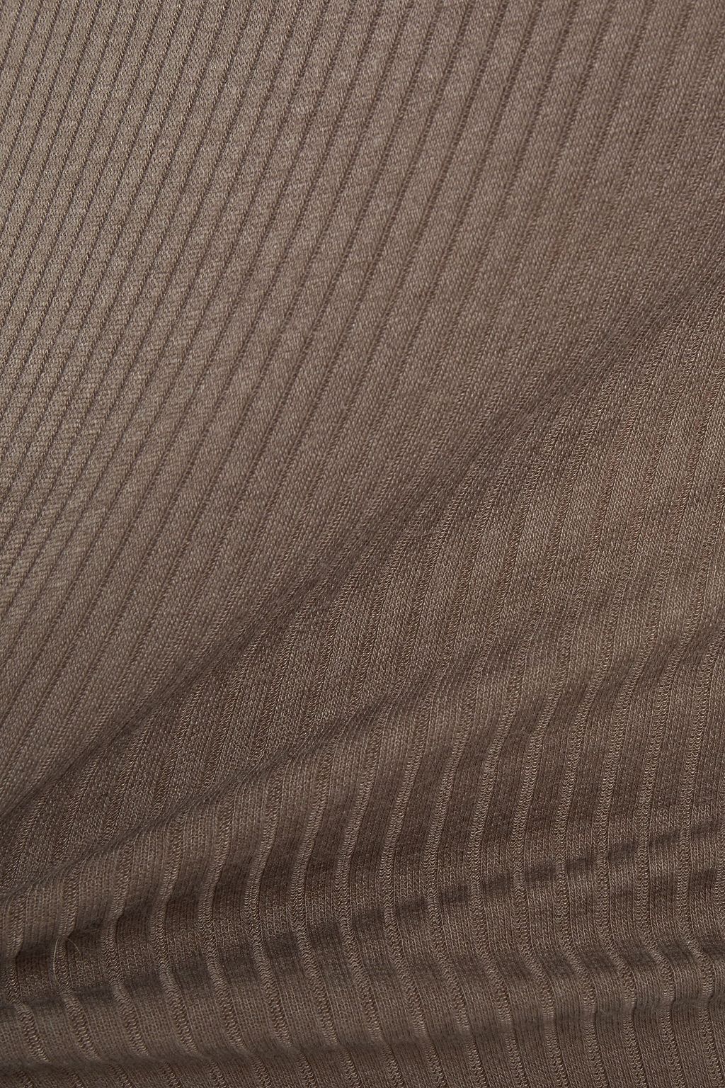 ENZA COSTA Ribbed Tencel-blend jersey top