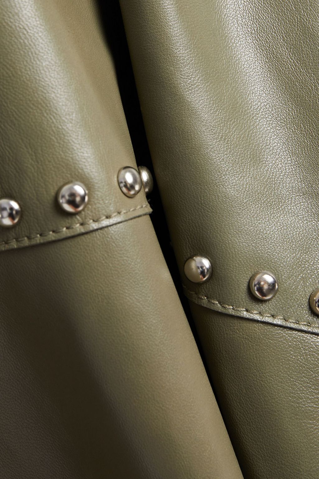 STAND STUDIO Oversized studded leather jacket