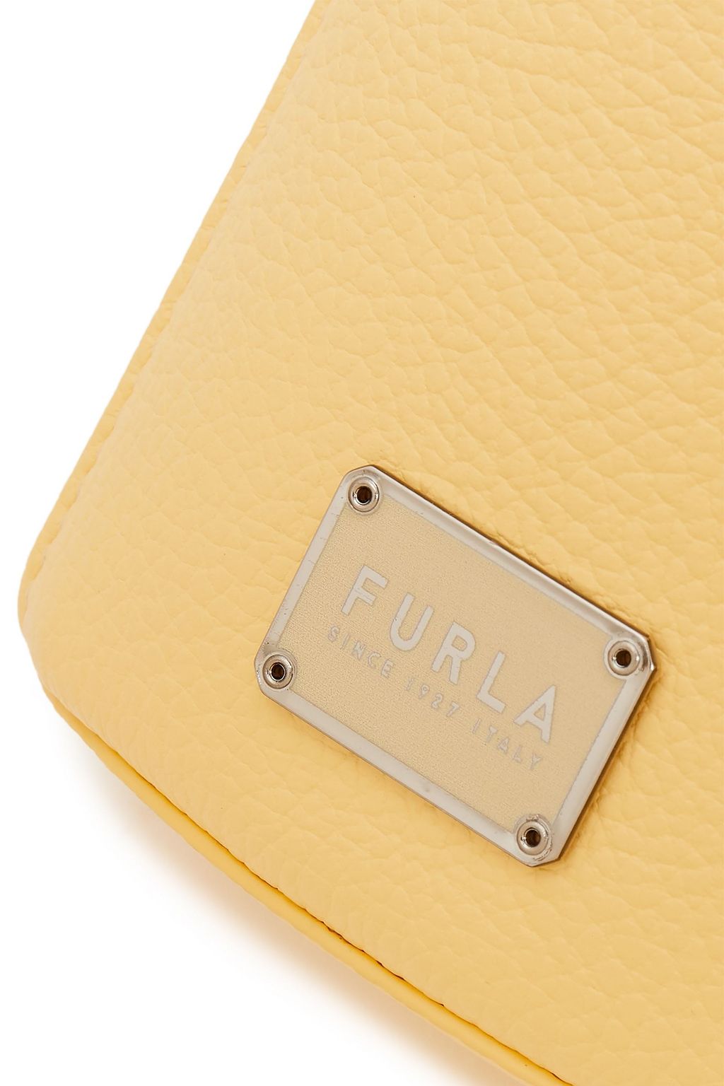 FURLA Pebbled-leather bucket bag