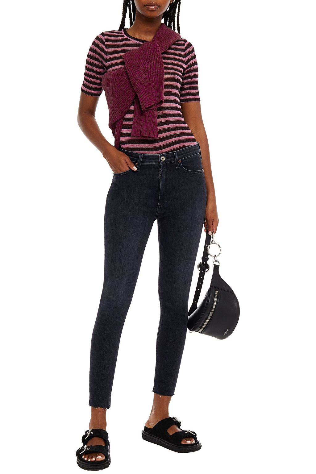 RAG & BONE Cropped high-rise skinny jeans