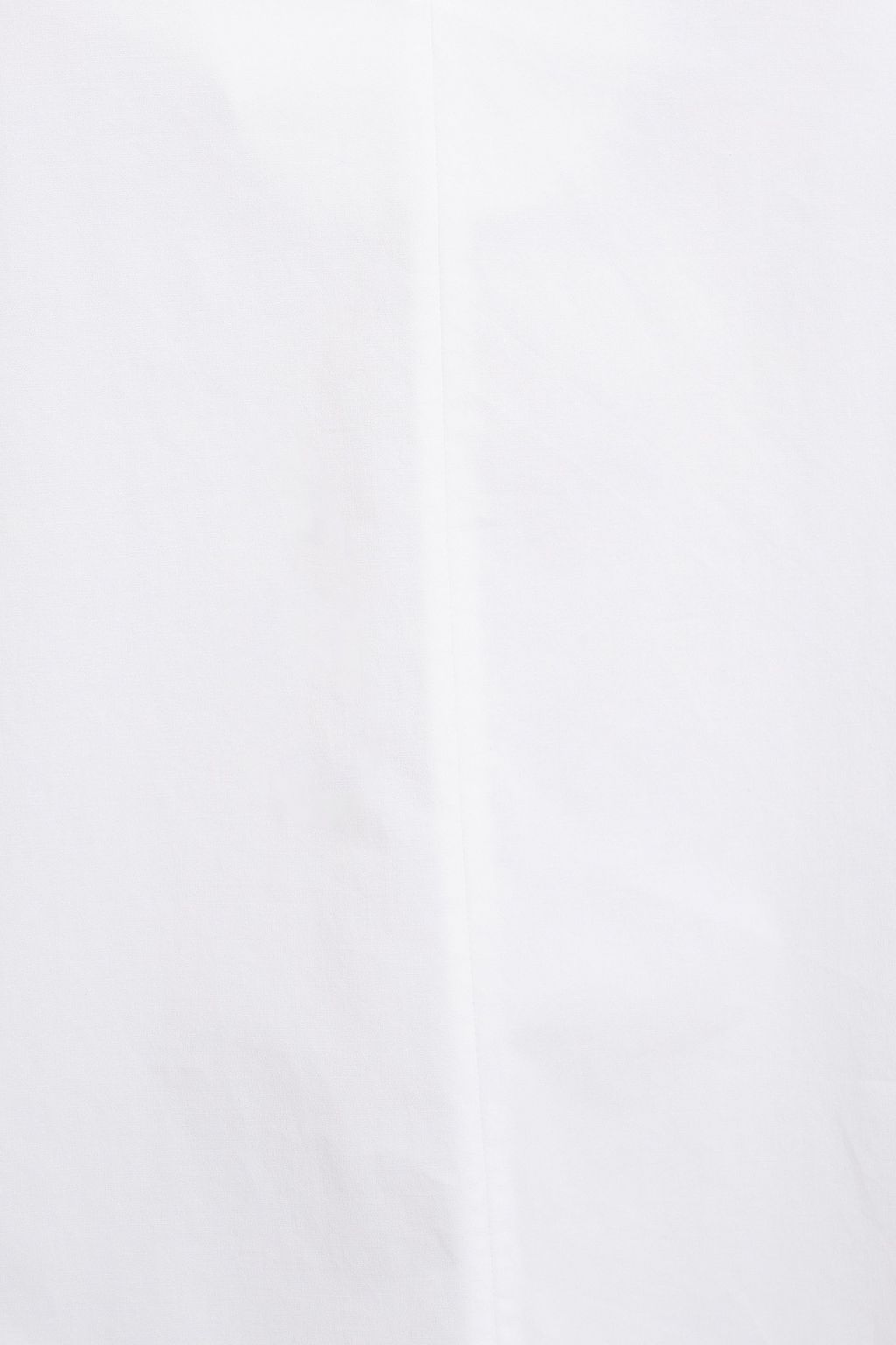 ST. JOHN Cotton-blend poplin top