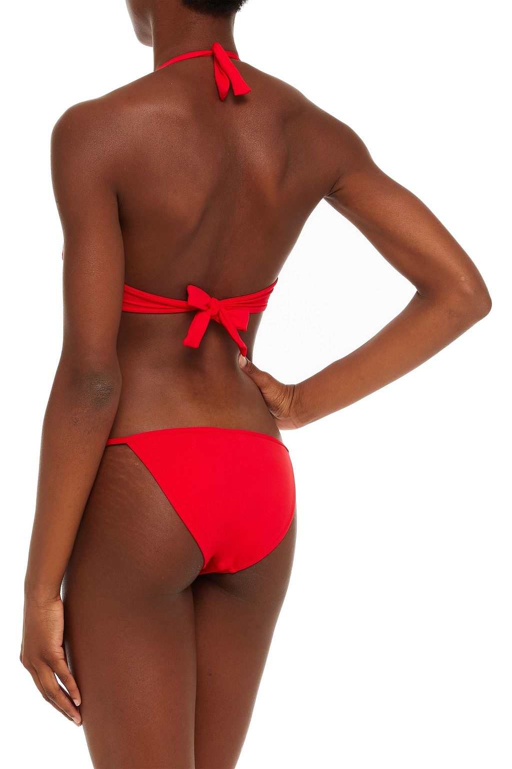 MELISSA ODABASH Capri embellished low-rise bikini briefs