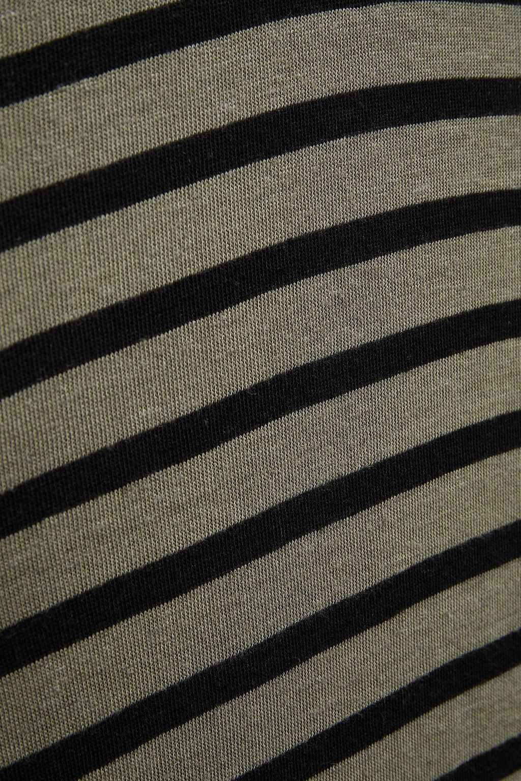 ALEXANDERWANG.T Striped mélange slub jersey T-shirt