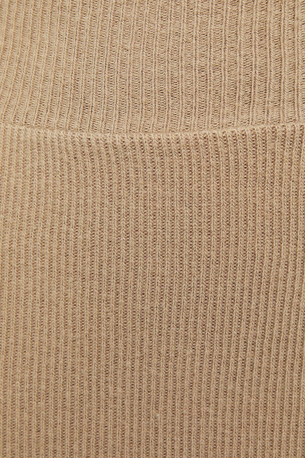 ENZA COSTA Ribbed-knit midi skirt