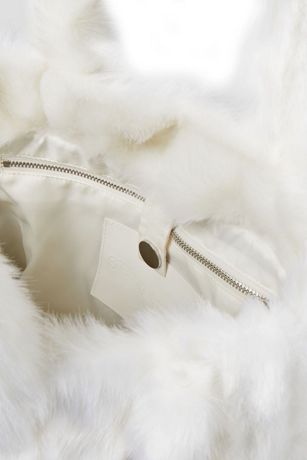 STAND STUDIO Faux fur tote