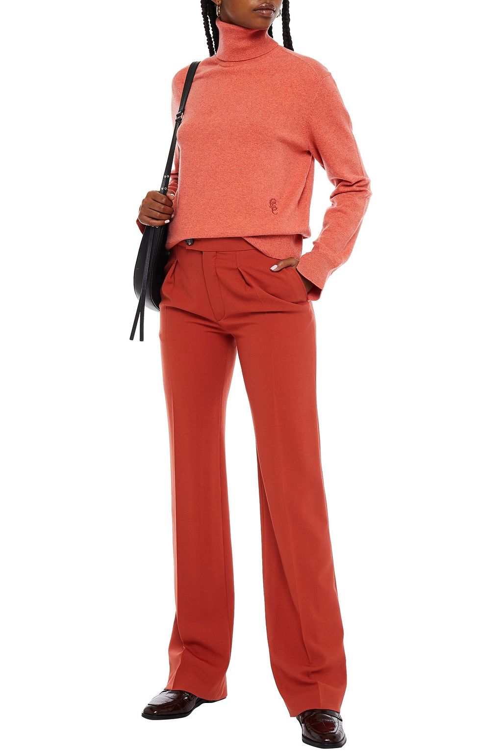 CHLOÉ Cashmere-blend turtleneck sweater