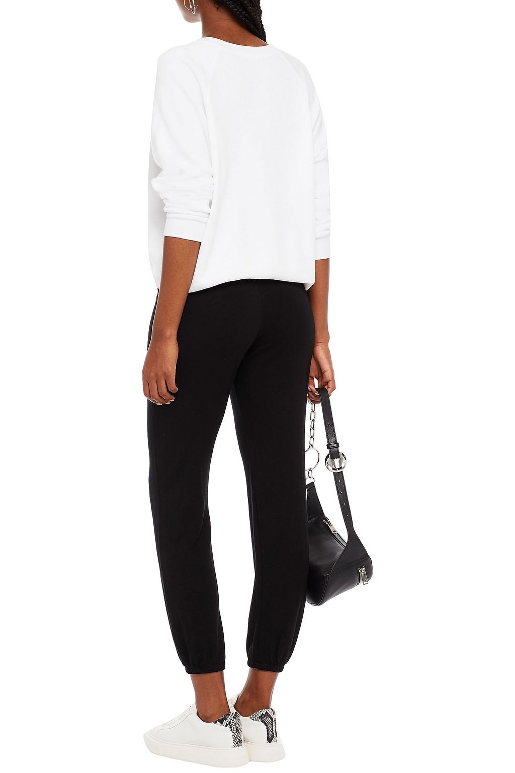 STATESIDE Modal-blend fleece track pants
