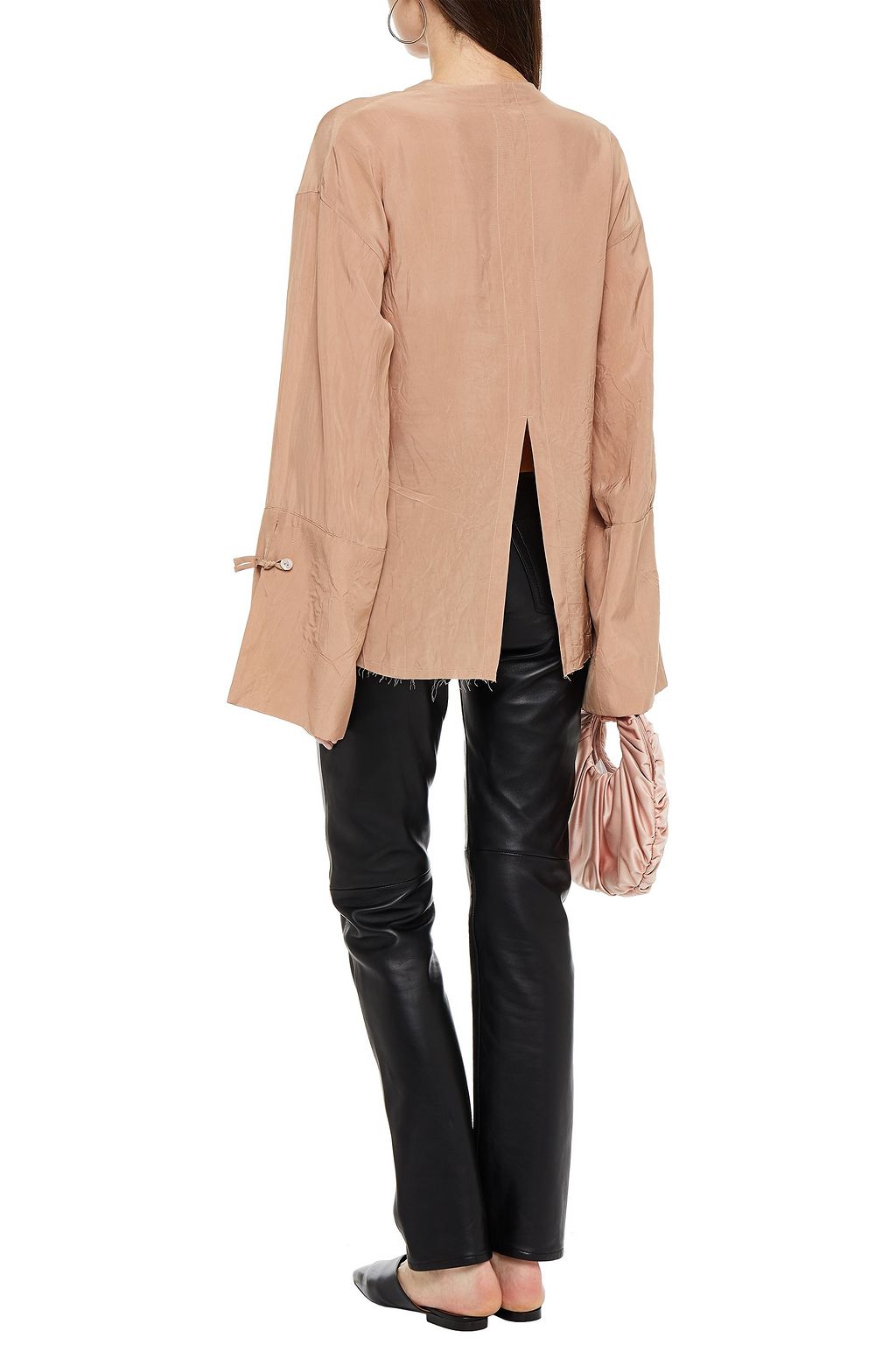 ACNE STUDIOS Hose mit schmalem Bein aus Leder
