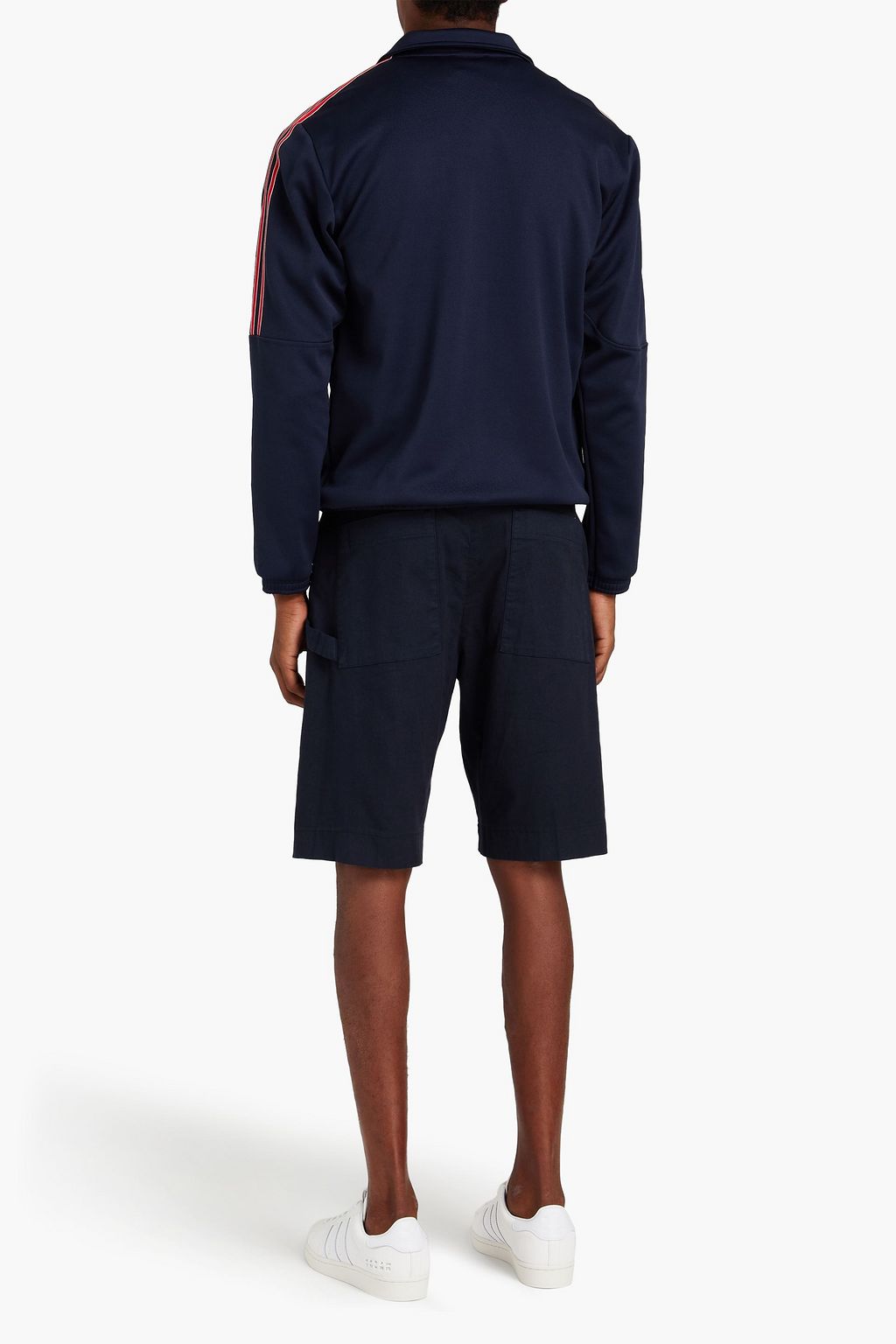 ADIDAS ORIGINALS SPRT 3-Striped striped stretch track jacket
