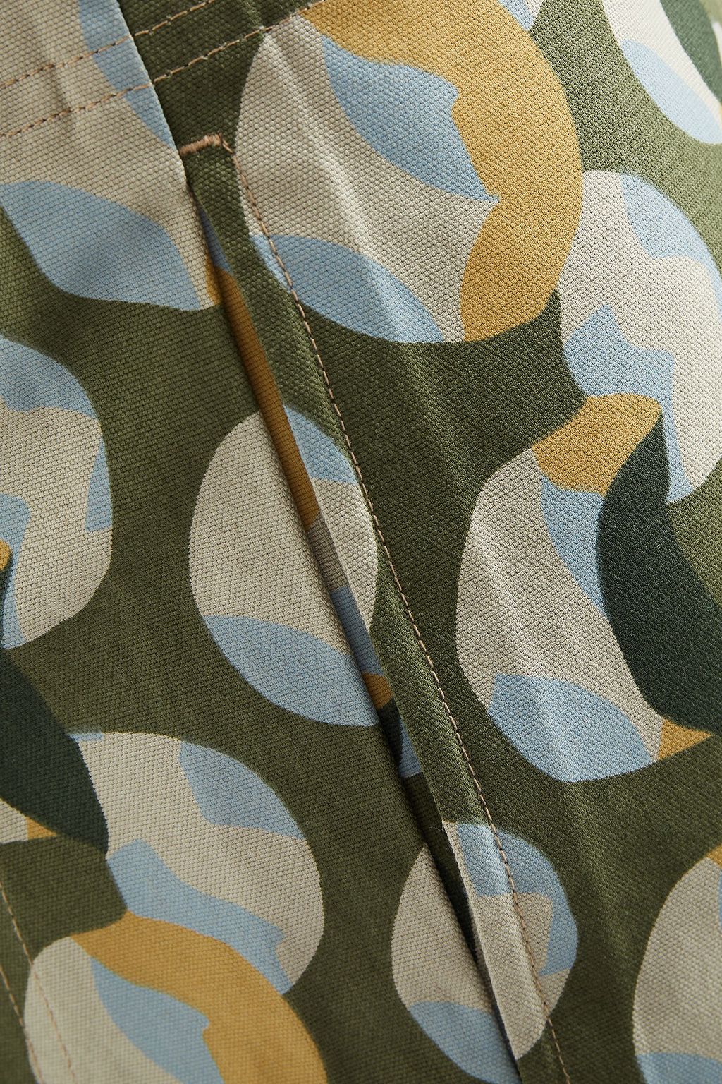 A.P.C. Printed cotton-canvas shorts