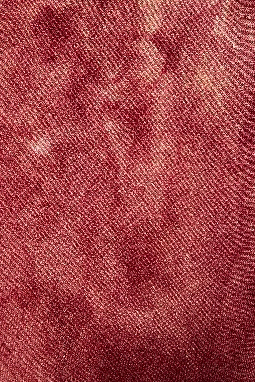 ENZA COSTA Cropped TENCEL™,  silk and cashmere-blend track pants
