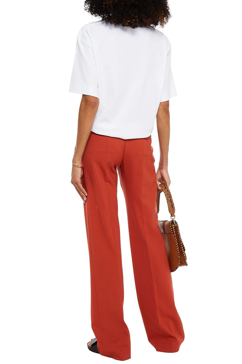 CHLOÉ Printed cotton-jersey T-shirt