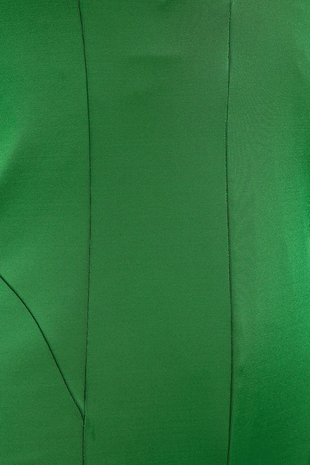 GALVAN  LONDON Cutout satin-jersey bodysuit