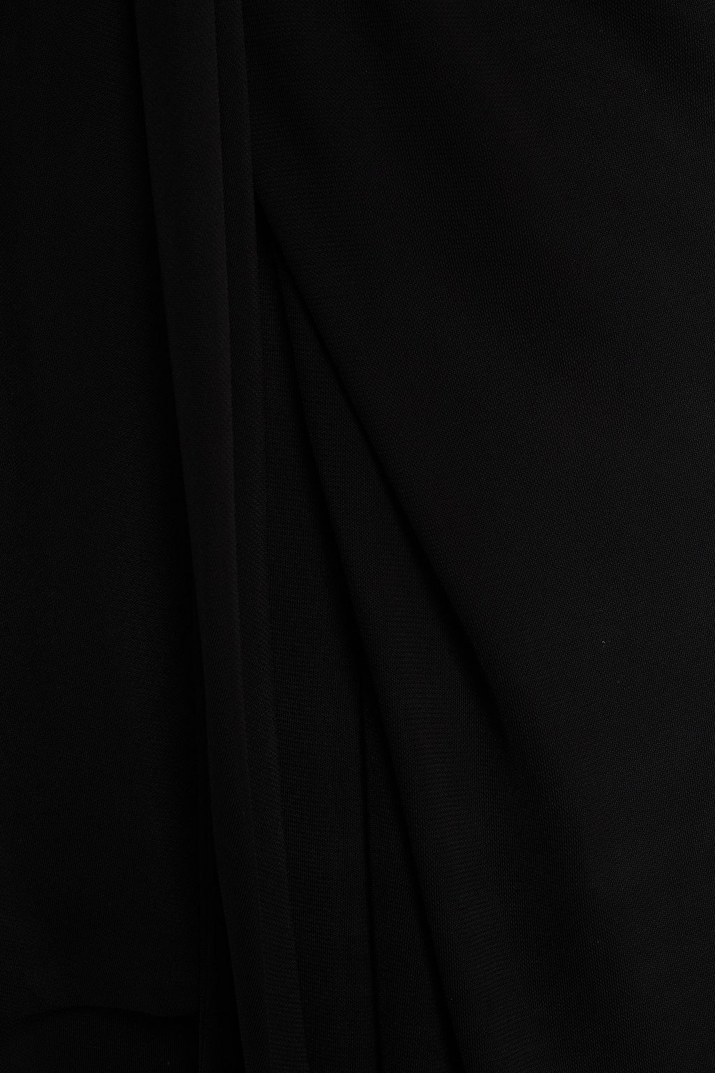 DIANE VON FURSTENBERG Asymmetric draped jersey dress