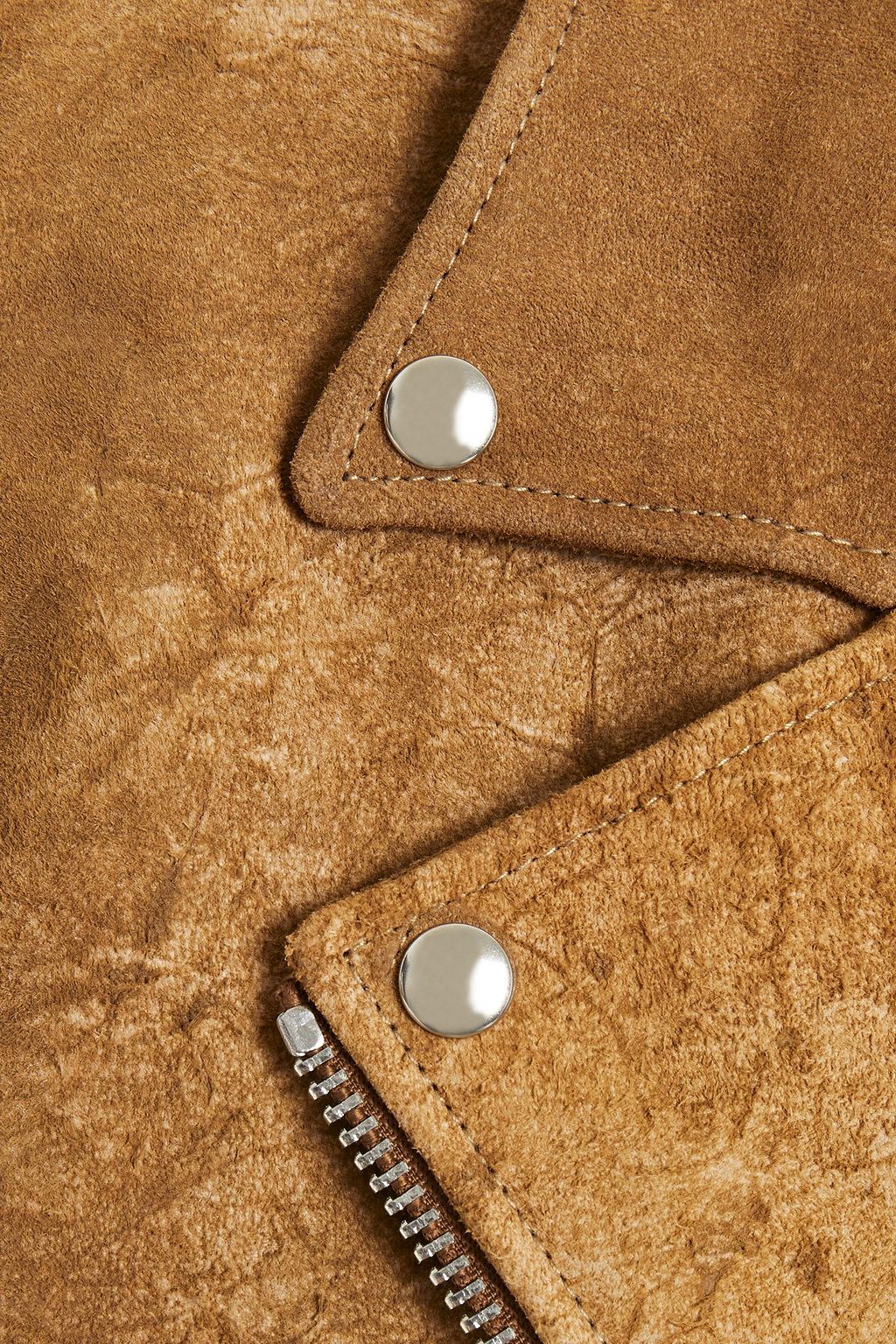 ACNE STUDIOS Distressed suede biker jacket