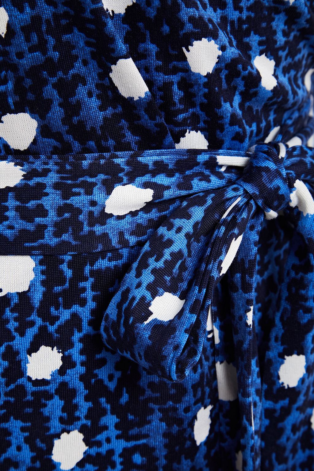 DIANE VON FURSTENBERG Printed silk-jersey midi wrap dress
