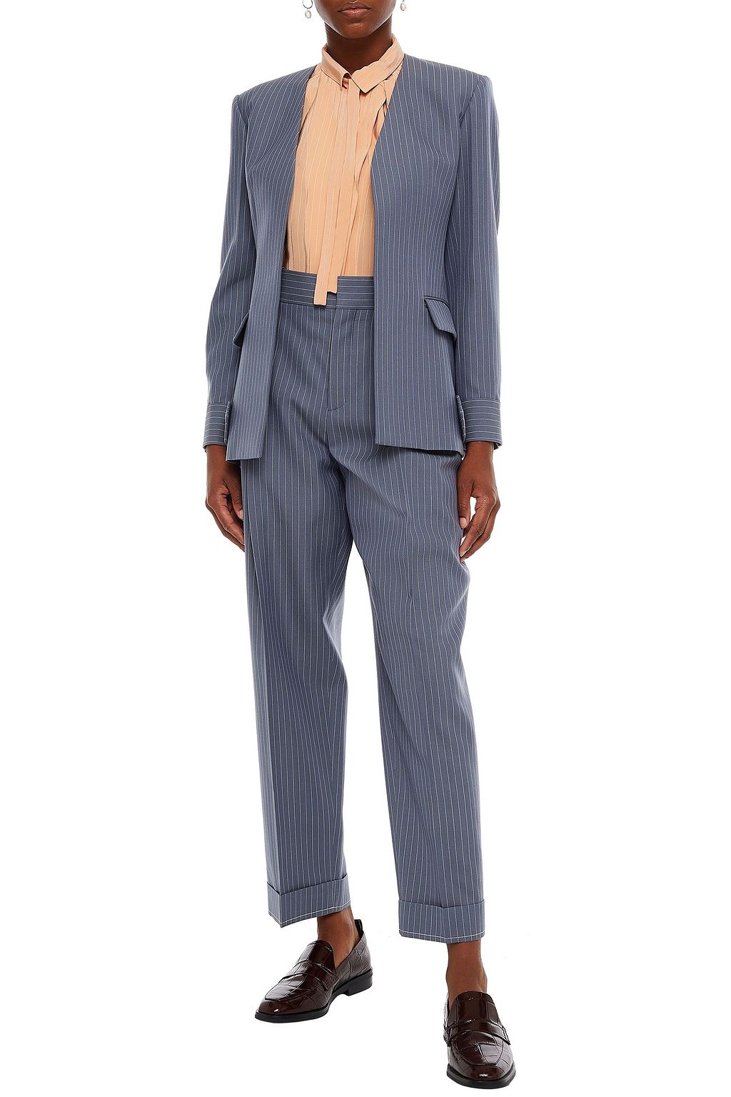 CHLOÉ Pinstriped wool blazer