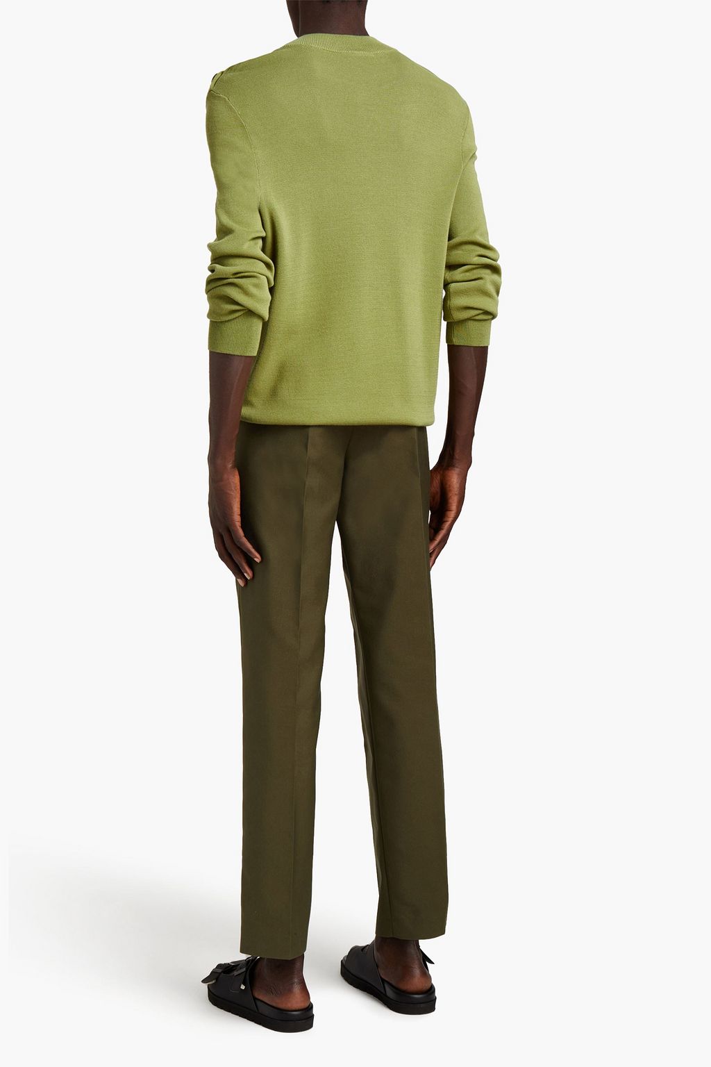 A.P.C. Button-detailed knitted sweater