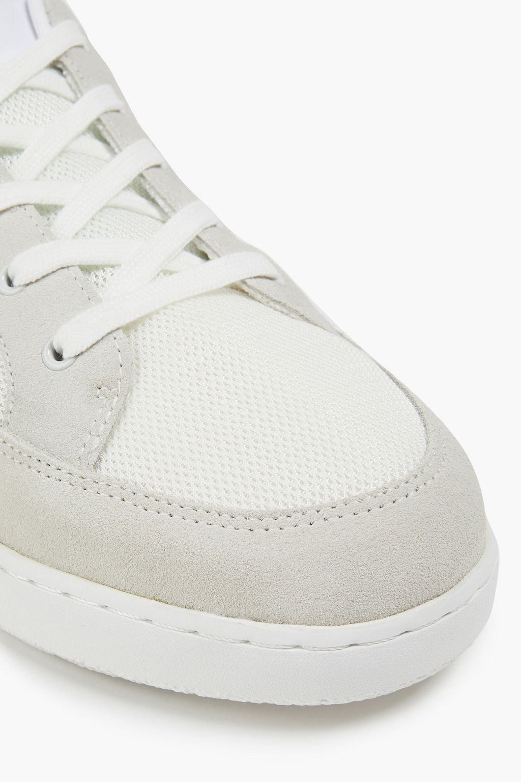 A.P.C. Suede and mesh sneakers