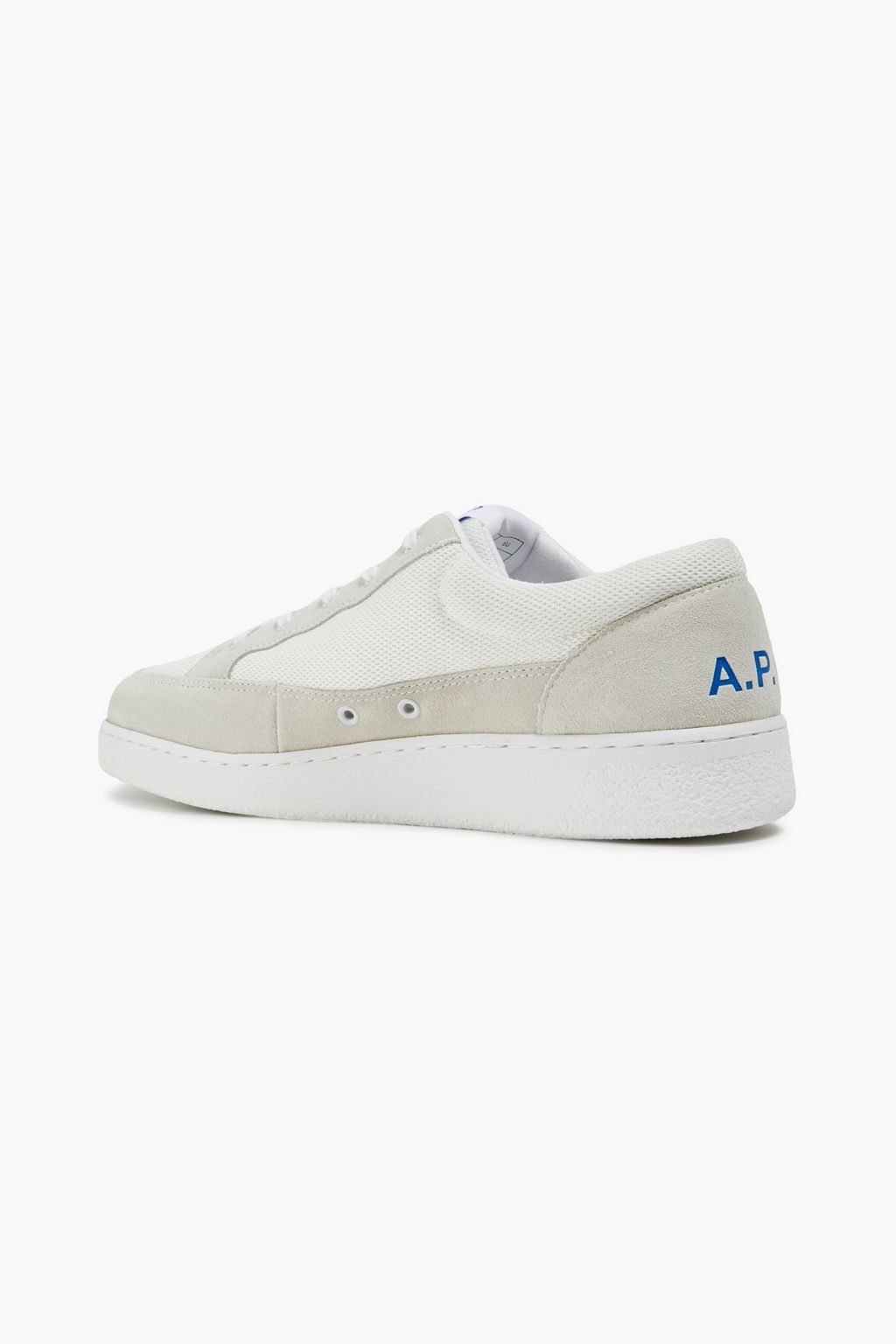 A.P.C. Suede and mesh sneakers