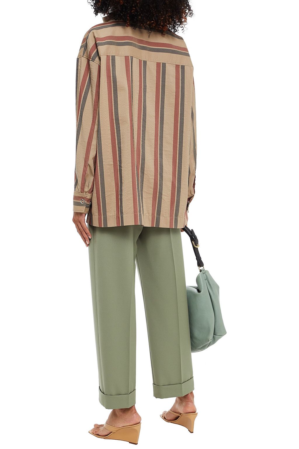 ACNE STUDIOS Striped wool-blend top