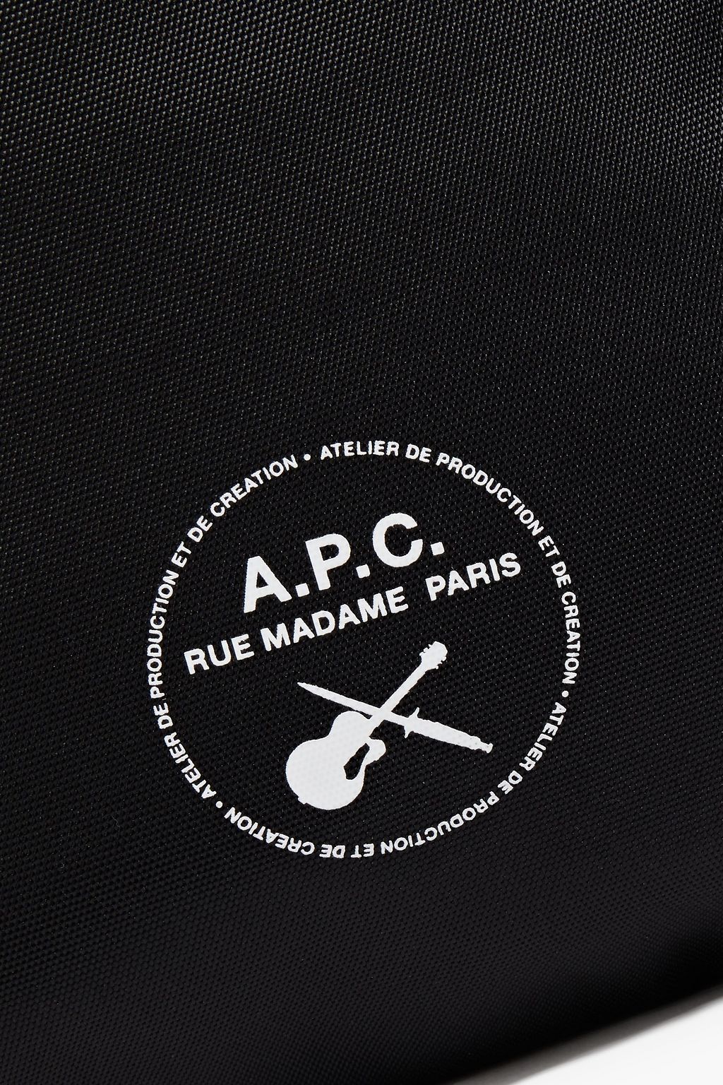 A.P.C. Printed canvas backpack