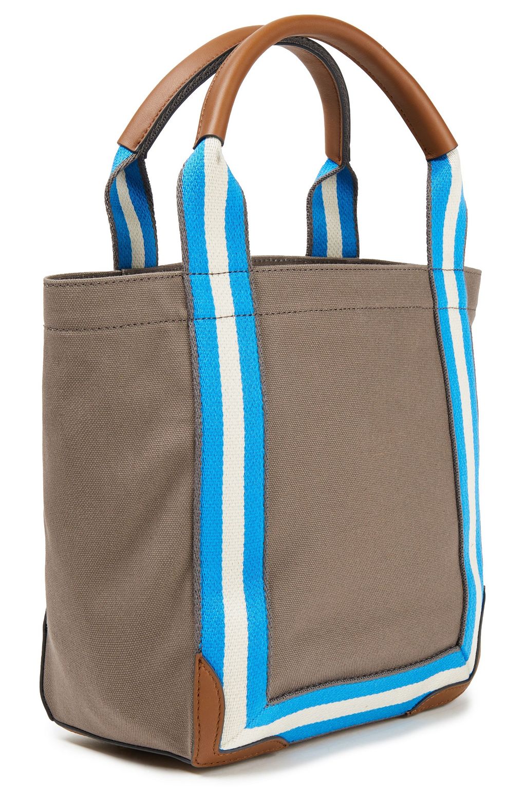 ANYA HINDMARCH Pont striped cotton-canvas tote