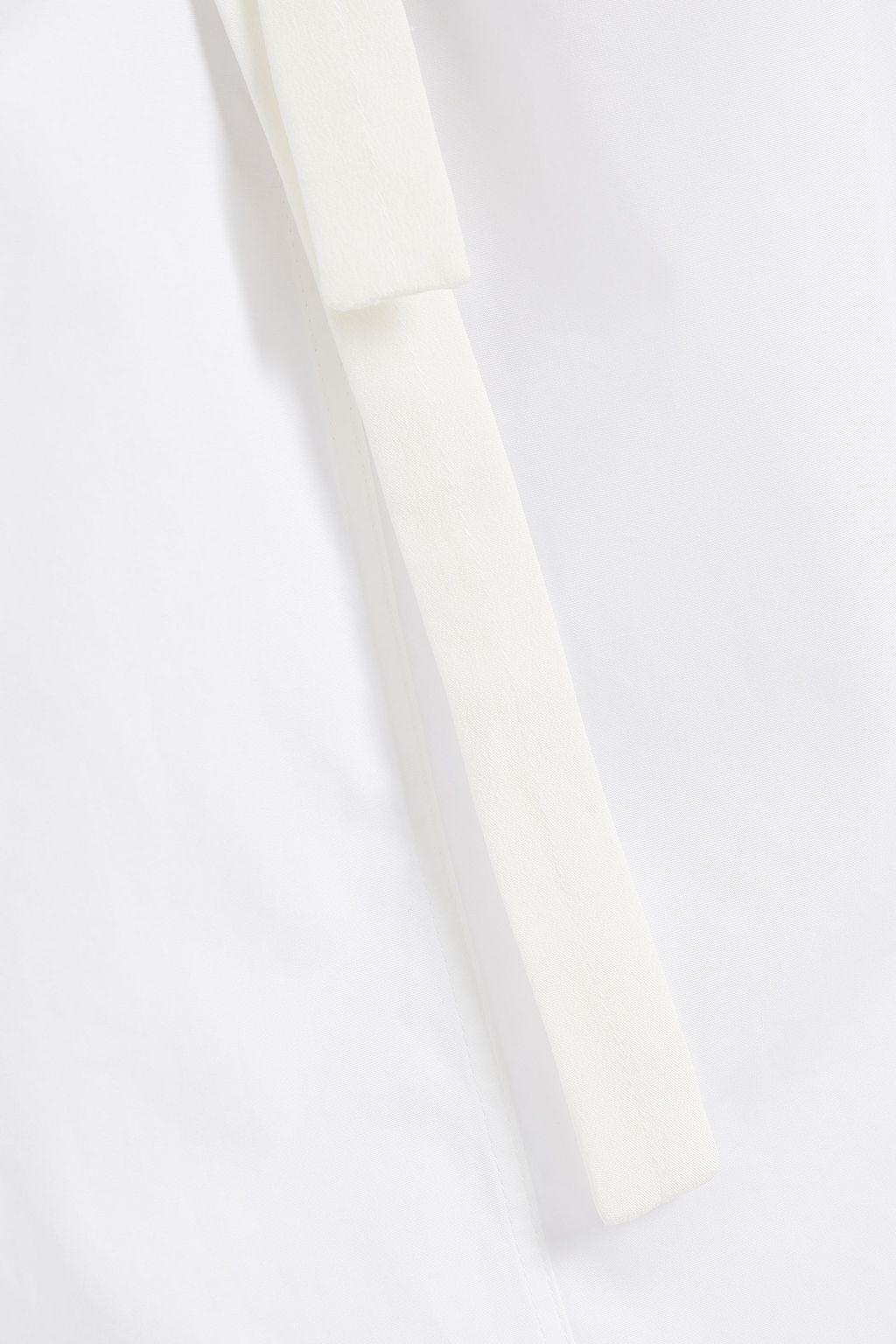 CHLOÉ Tie-neck cotton-poplin top