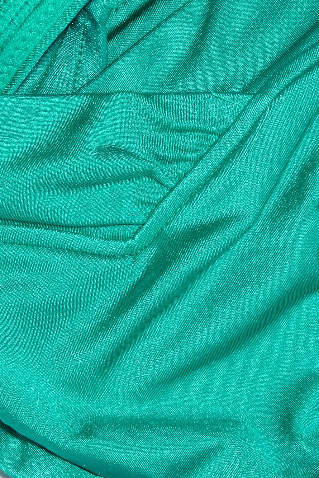 SEAFOLLY Shine On ruched low-rise bikini briefs