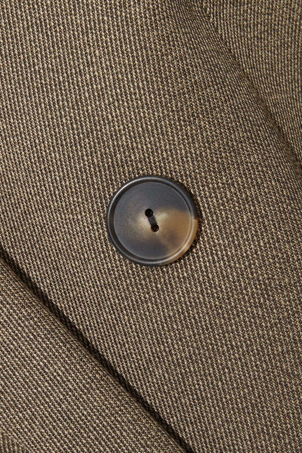 VINCE. Double-breasted wool-blend twill blazer