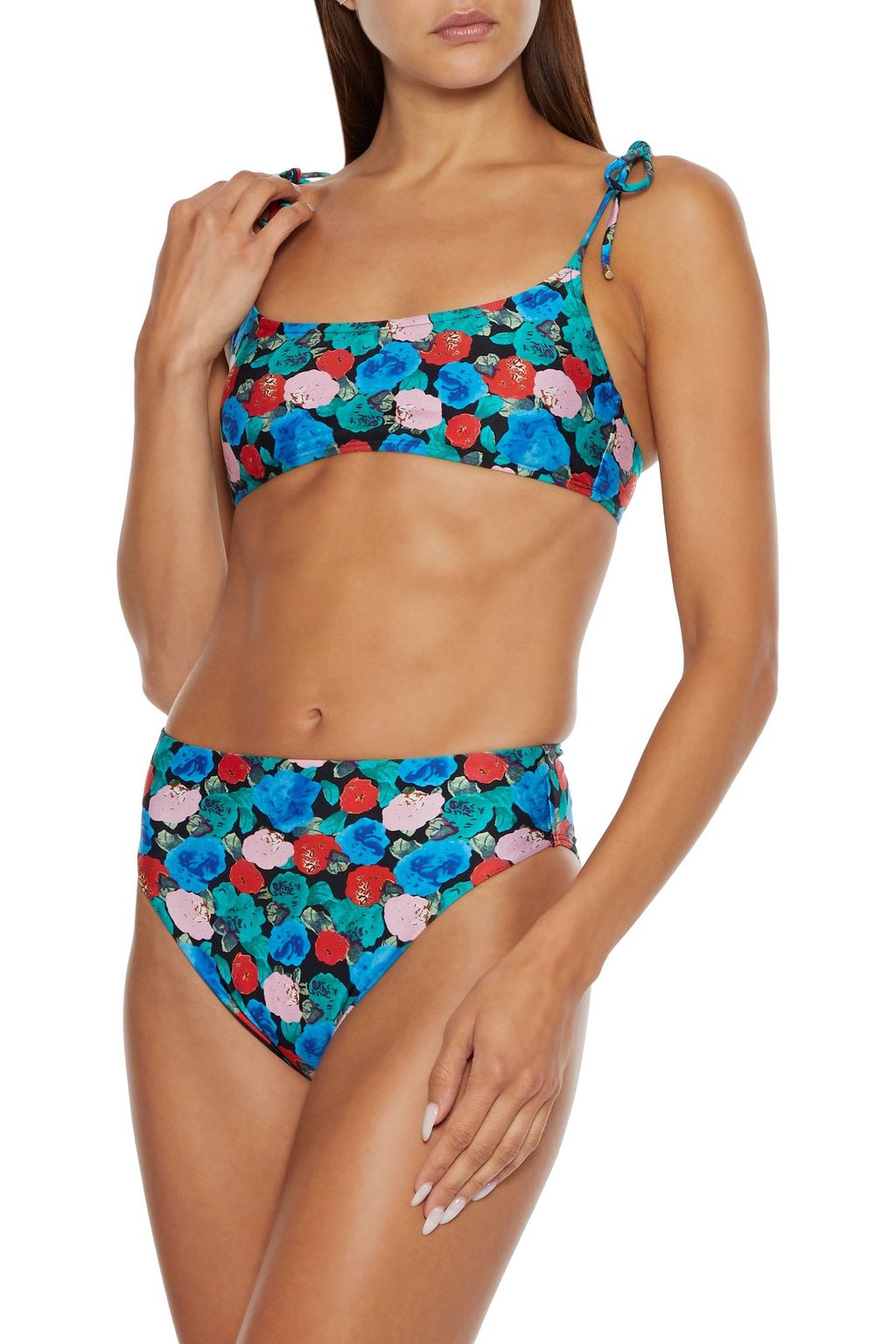 VIX PAULA HERMANNY Bella Gigi floral-print high-rise bikini briefs