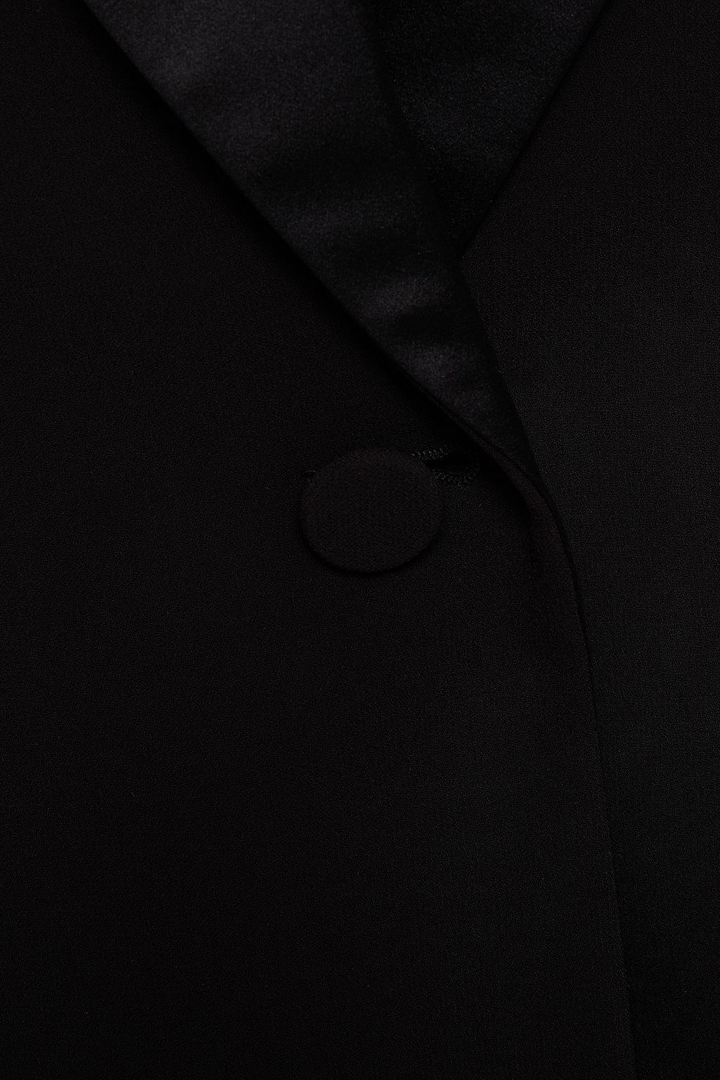 CHLOÉ Satin-trimmed crepe blazer