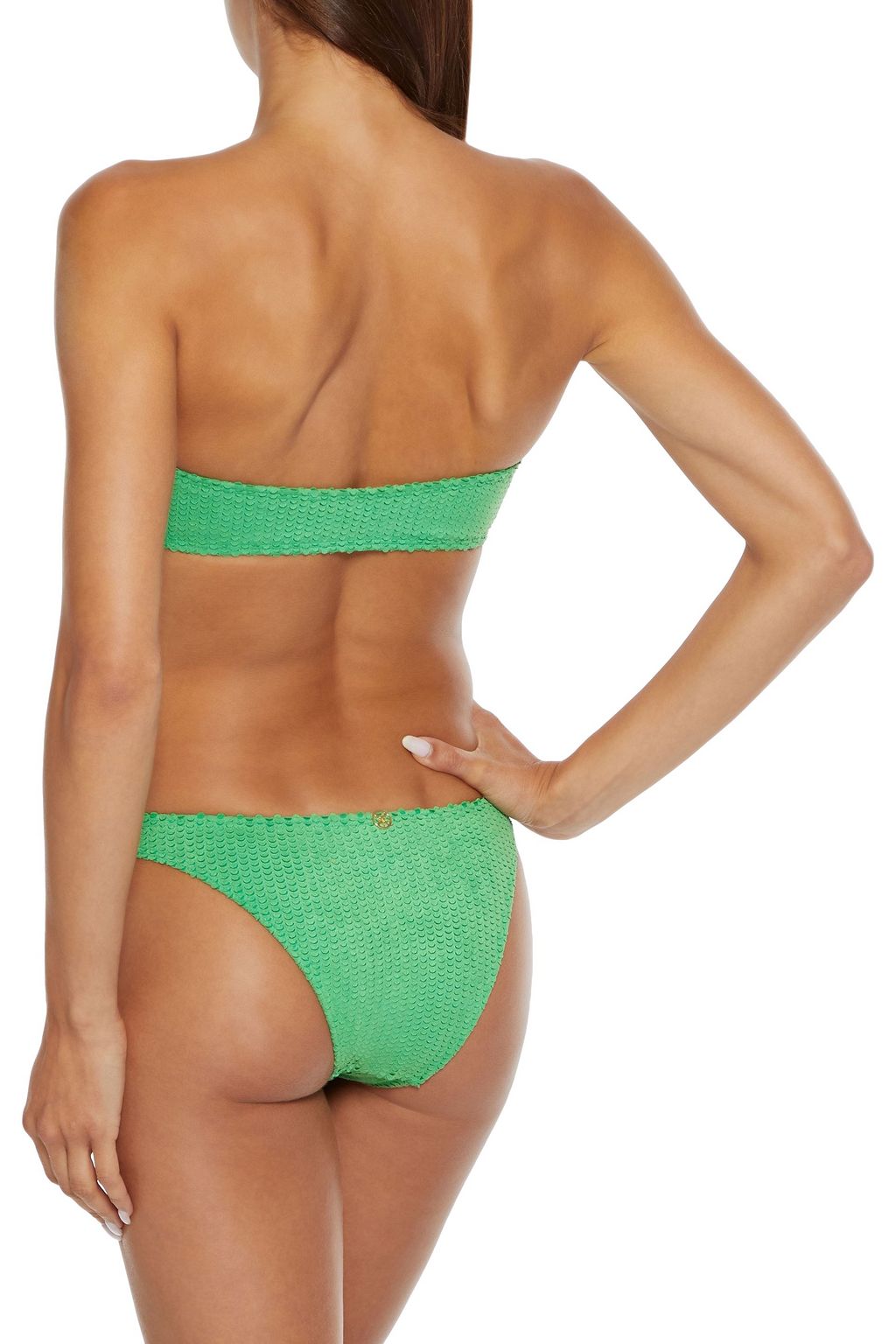 VIX PAULA HERMANNY Scales Fany laser-cut low-rise bikini briefs