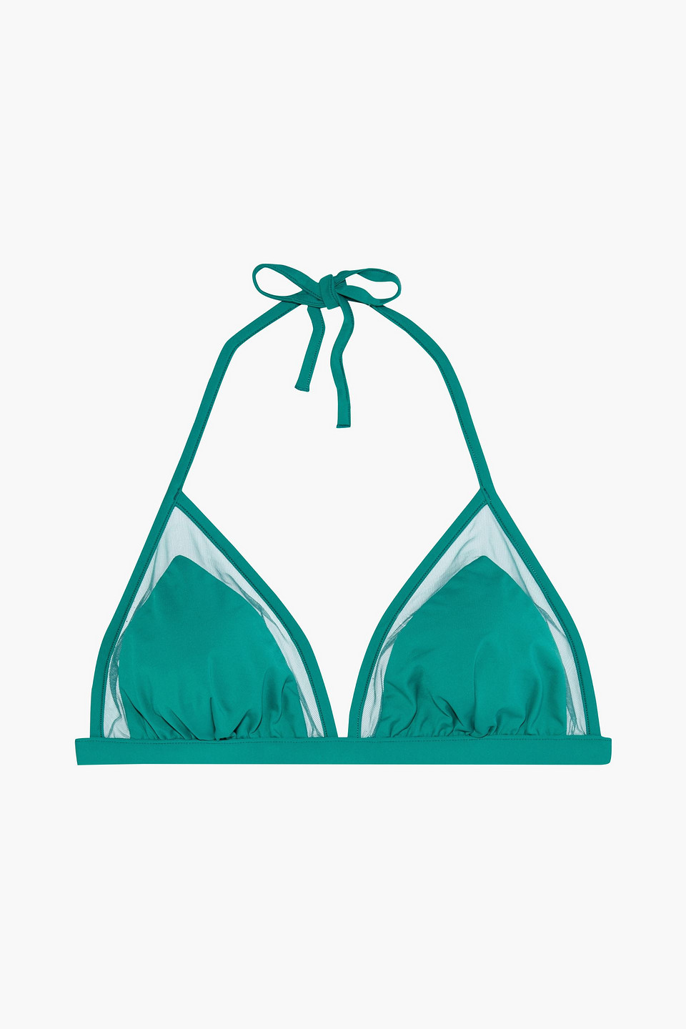 I.D. Sarrieri Mesh-trimmed triangle bikini top