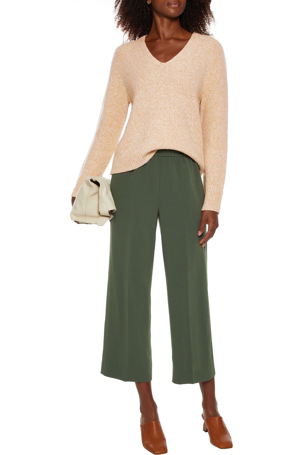 VINCE. Mélange knitted sweater
