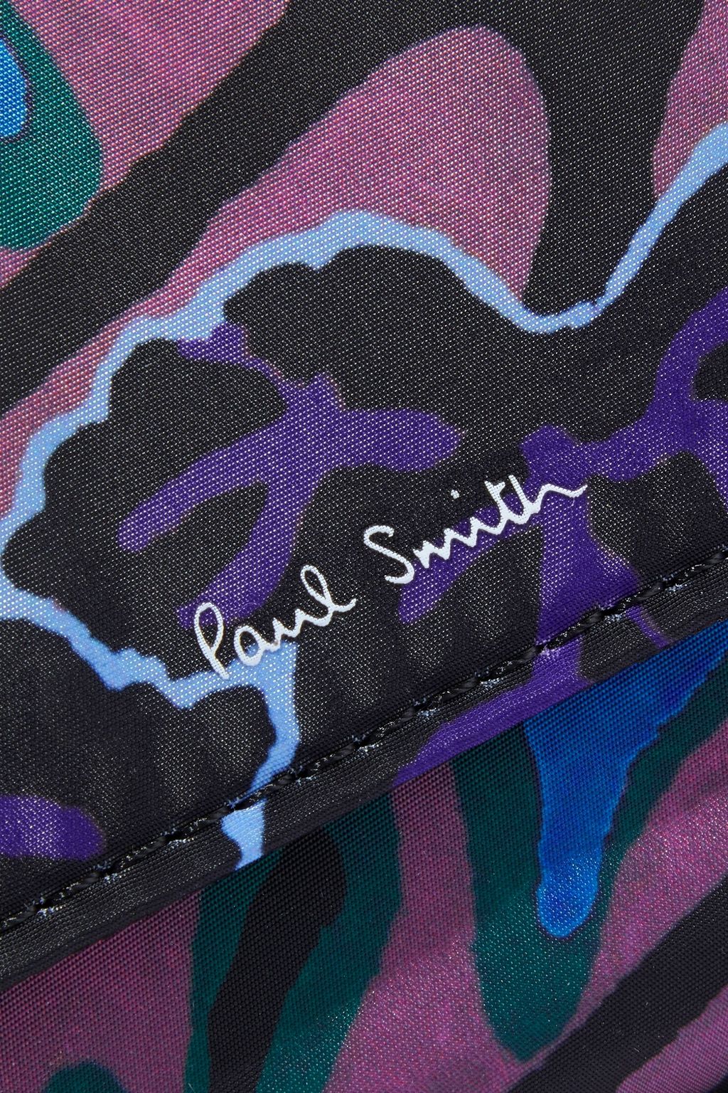 PAUL SMITH Convertible paneled printed shell shoulder bag