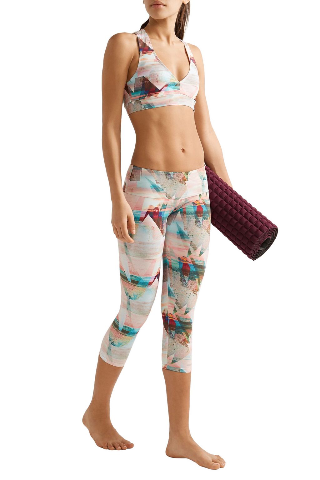 BODYISM I Am Serene stretch-jersey leggings
