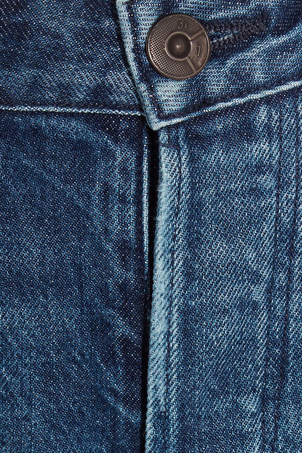 3X1 NYC Distressed high-rise boyfriend jeans
