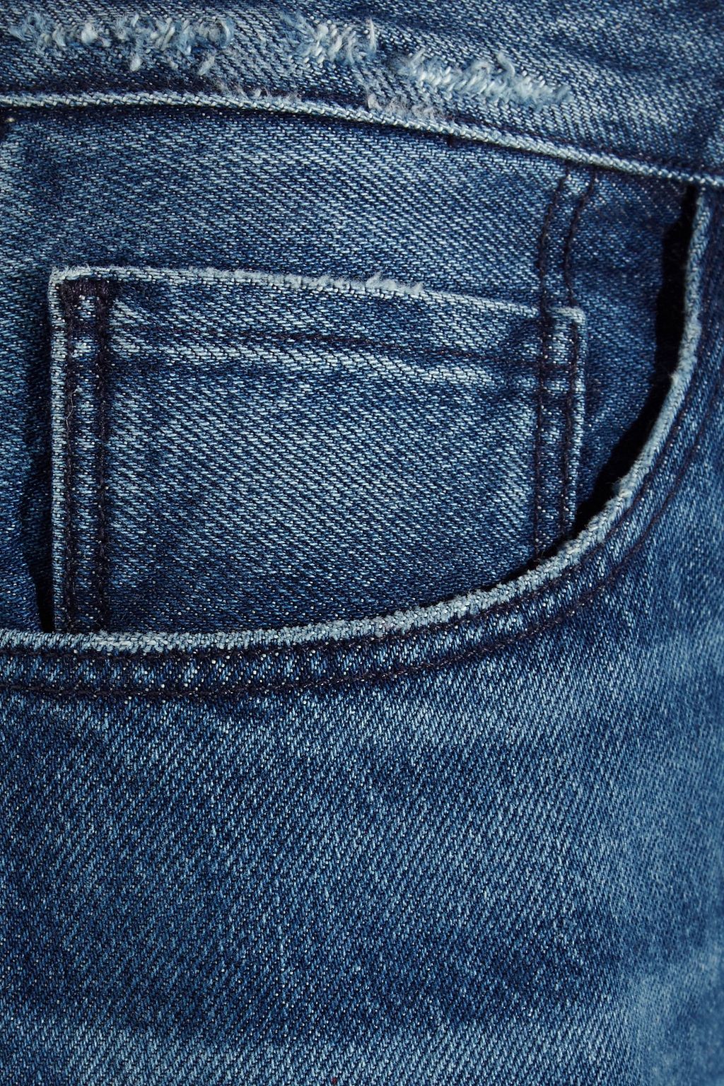 3X1 NYC Distressed high-rise boyfriend jeans