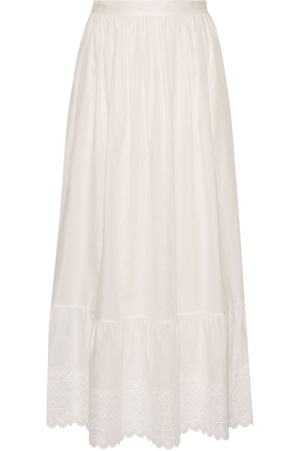 cotton maxi skirt