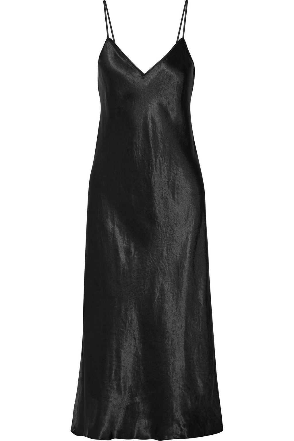 vince satin midi dress